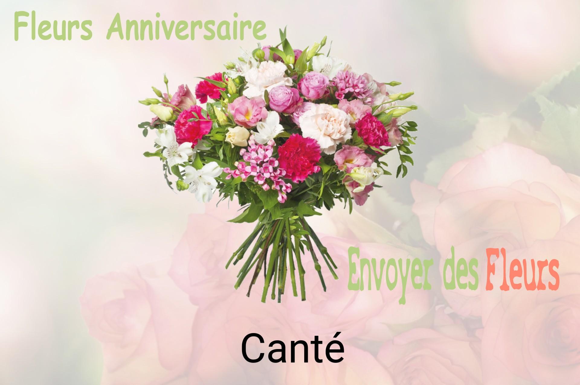 Bouquet de fleurs d’anniversaire livré à Canté